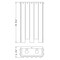 Z-Lite Viviana Wall Sconce, 4-Light, 9.5 In.W x 4.25 In.L x 15.75 In.H, Polished Nickel/Alabaster 345-4S-PN - alternate 7